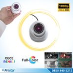 Navistar Araçlar İçin Mini Plastik Dome 2 MP Full HD Renkli Geniş Açılı Gece Görüşlü Kamera