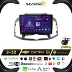 Navistar Chevrolet Captiva 2011-2016 Model 2 GB + 32 GB Android 13 Kablosuz Carplay Navigasyon Multimedya Sistemi