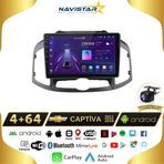 Navistar Chevrolet Captiva 2011-2016 Model 4 GB + 64 GB Android 13 Kablosuz Carplay Navigasyon Multimedya Sistemi