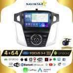 Navistar Ford Focus 3-4 Kablosuz Carplay 4gb + 64GB Android 13 2011-2015