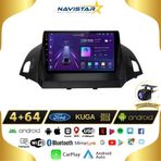 Navistar Ford Kuga 4 GB + 64 GB Android 13 Kablosuz Carplay 2013-2018 Navigasyon Multimedya Sistemi