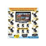 Navistar Mibzer İçin 6 Kameralı 10 inç Monitör Altıya Bölen Kayıtlı 256 GB SD Kart Destekli Araç Kamera Seti