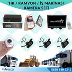 Navistar Tır Kamyon İş Makinası İçin Uzaktan İzlemeli 4 Kameralı 1 TB Hard Disk Kamera Seti
