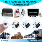 Navistar Tır Kamyon İş Makinası İçin Uzaktan İzlemeli 4 Kameralı 320 GB Hard Disk Kamera Seti