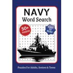 Navy Word Search Puzzle Book: Word Searches with Easy to Read Print about Navy, Armed Forces, Military and More | 6x9 inches, 110 pages | Gifts for Vacations, Holidays and Relaxation Time