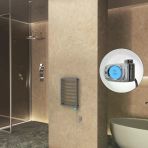 NAXOS Elektrikli Havlupan 450x655 Antrasit Texture (Musa Termostat) 300W