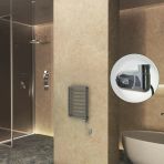 NAXOS Elektrikli Havlupan 450x655 Antrasit Texture (Thesis Termostat) 300W