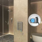 NAXOS Elektrikli Havlupan 450x655 Gri 7012 Texture (Musa Termostat) 300W