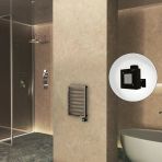 NAXOS Elektrikli Havlupan 450x655 Rose Gold Parlak (KTX1 Termostat) 200W
