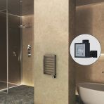 NAXOS Elektrikli Havlupan 450x655 Rose Gold Parlak (KTX3 Termostat) 200W