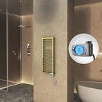 NAXOS Elektrikli Havlupan 500x1193 Altın (Musa Termostat) 300W