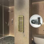 NAXOS Elektrikli Havlupan 500x1193 Altın (Thesis Termostat) 300W
