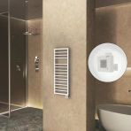 Naxos Elektrikli Havlupan 500X1193 Beyaz Mat (Ktx1 Termostat) 600W