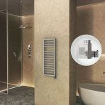 NAXOS Elektrikli Havlupan 500x1193 Gri 7012 Texture (KTX1 Termostat) 600W
