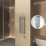 NAXOS Elektrikli Havlupan 500x1193 Gri 7012 Texture (OnOff Düğmeli) 600W