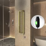 NAXOS Elektrikli Havlupan 500x1655 Altın (OnOff Düğmeli) 600W