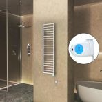 Naxos Elektrikli Havlupan 500X1655 Beyaz Mat (Musa Termostat) 600W