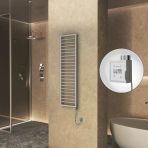 NAXOS Elektrikli Havlupan 500x1655 Gri 7012 Texture (KTX3 Termostat) 600W Spiral Kablolu