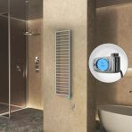 NAXOS Elektrikli Havlupan 500x1655 Gri 7012 Texture (Musa Termostat) 600W