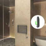 Naxos Elektrikli Havlupan 800X578 Antrasit Texture (Onoff Düğmeli) 300W