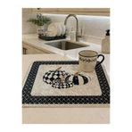 naya home Bulaşık Kurutma Matı Kurulama Bezi Örtüsü Tezgah Üstü Emici Bulaşıklık 40x50 Cm bu ürün adı