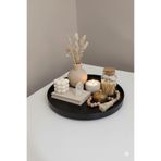 Nayino Polyester Mum Tepsisi Sadece Tepsidir Yuvarlak Stand
