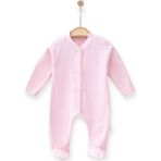 Nayinom Pamuklu Patikli Tulum - 3 - 6 Ay - Pembe