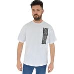 Naykı Erkek Baskılı Oversize Tişört 2380 BGL-ST02803 - XL - Beyaz