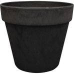 Nayla Siyah Plastik Saksı 25x23cm