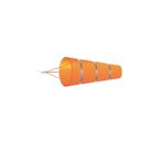 Naylon Rüzgâr Çorabı, 60-100 cm Çoklu Rüzgar Vane FarmAirport DirMeas Rips Yansıtıcı Kemer Bahçe Dekoru(Orange-gray-S)