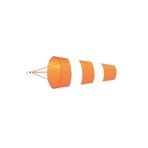 Naylon Rüzgâr Çorabı, 60-100 cm Çoklu Rüzgar Vane FarmAirport DirMeas Rips Yansıtıcı Kemer Bahçe Dekoru(Orange-white-M)