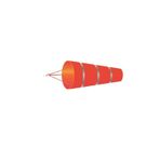Naylon Rüzgâr Çorabı, 60/80/100cm Çok Renkli Rüzgar Gülü Çiftliği Havaalanı Rip-s Yansıtıcı Dış Mekan Dekoru(Red-gray-S)