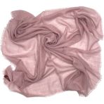 Naz Ipek Flamlı Pamuklu Yazma Eşarp 100X100CM - Pudra