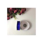 Nazar 2 Cm 25 Metre Petrol Mavi Organze Kurdele Bebek Magnet Süsleme, Nikah, Doğum Günü, Hobi Süsleri – K