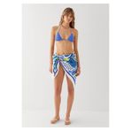 Nazar Boncuğu Baskılı Mavi Pareo 1914316-10242