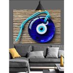 Nazar Boncuğu Mavi Göz Dekoratif Kanvas - Mdf Ahşap Tablo