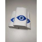 Nazar Boncuğu Nakışlı 3’lü El Havlusu Seti – Çeyizlik & Hediyelik - 30 x 50 cm - Beyaz