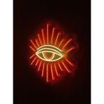 Nazar Boncuğu Neon Tabela Neon LED ( Istenilen Renk Seçeneği) 40 x 40 - 1 - Beyaz