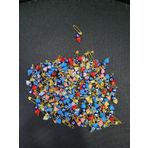 Nazar Boncuklu Çengelli İğne Süsü, El Yapımı, Karışık Figürlü, 3-4 cm, Altın Rengi