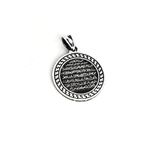 Nazar Dualı 925 ayar Gümüş Kolye Ucu 2 cm