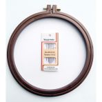 Nazarone Plastik Vidalı Kasnak Küçük Boy 1 No 19,5 cm + 6'lı Etamin Iğnesi