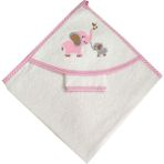 Nazbaby Bebek Havlusu Filli - Pembe - 0 - 2 Yaş