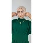 nazenin export Çıt Çıtlı Üstü Uyumlu Deniz Ve Havuz Bonesi Hijap Bej Renk