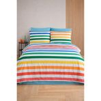 NazeninHome Dream Ranforce Tek Kişilik Nevresim Takımı Pamuklu Rainbow Shine