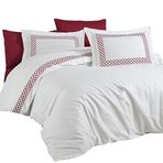 Nazik Home Dolce Organik Pamuk Saten Nevresim Takımı Bordo