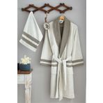 Nazik Home Marla Erkek Bornoz Seti (%100 Pamuk)