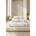 Nazik Home Serena Fiyonk Nakışlı Yüz Havlusu (50 x 90 cm)