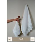 Nazik Home Tual Işlemeli Yüz Havlusu (50 X 90 Cm)