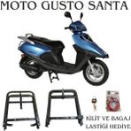 Nazilli Avm Motogusto Santa 125 Kızaklı Kurye Paket Çanta Demiri