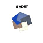 nazipek 5'li Set Pamuklu Karışık Kiraz Kurdele İnci Oyalı Boncuklu Eşarp Hediyelik Yazma 100x100cm Toptan